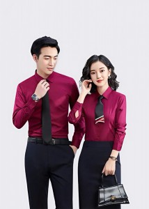 Áo sơ mi đỏ dài tay
