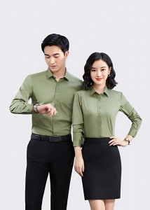 Áo Sơ mi màu rêu dài tay