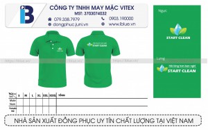 Áo đồng phục Start Clean