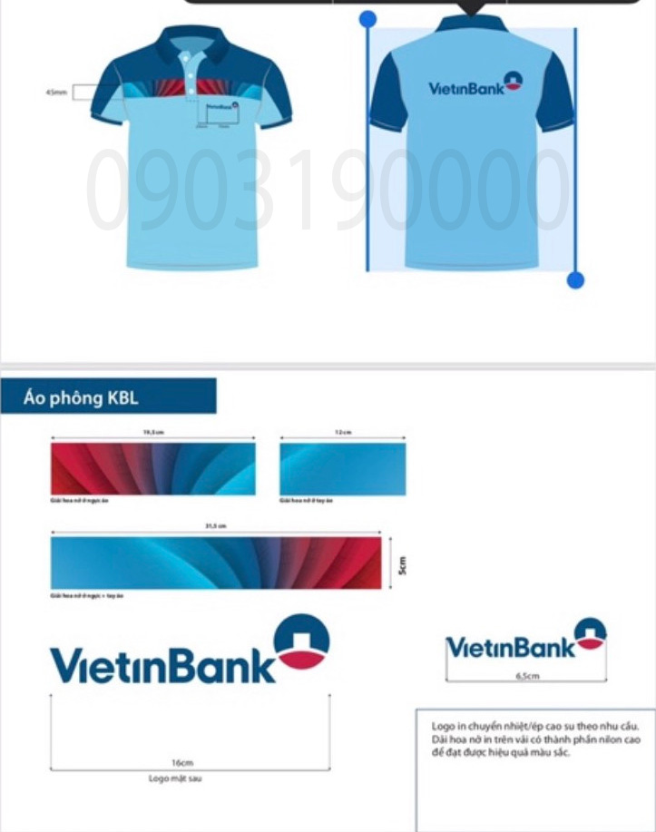 Áo đồng phục Vietinbank 2019